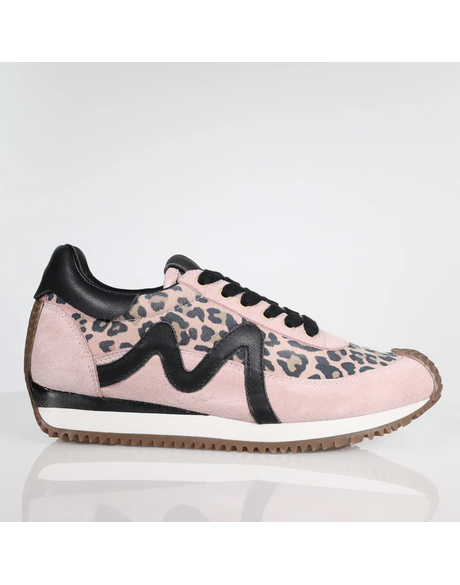 Marvel Sneaker (Blush Suede Leopard)
