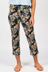 Printed Slim Leg 7 8 Length Lightweight Pull On (Grove)
