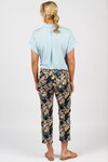 Printed Slim Leg 7 8 Length Lightweight Pull On (Grove)