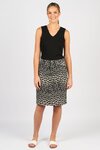 Printed Lightweight Skirt with Centre Back Vent (Beau)
