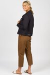 Linen Jacket with Frayed Seams