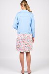 Linen Jacket with Frayed Seams