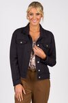 Linen Jacket with Frayed Seams