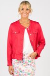 Jacket with Frill Hem