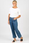 Wide Leg Ankle Grazer Jean 
