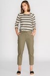 7 8 Length Slim Leg Elastic Waist Pant