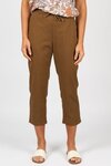 7 8 Length Slim Leg Elastic Waist Pant