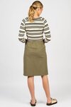 Flat Front Pull On Skirt