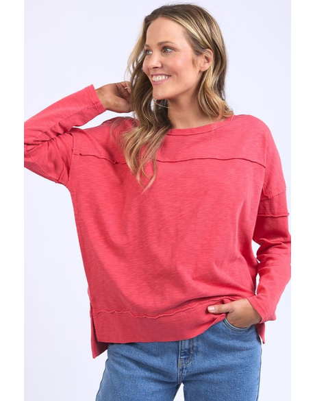 Jayne Throw On Top (Cayenne Red)