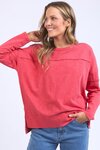 Jayne Throw On Top (Cayenne Red)