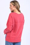 Jayne Throw On Top (Cayenne Red)