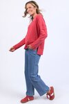 Jayne Throw On Top (Cayenne Red)