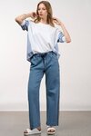 Mixed Media Stripe Top