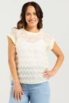 Charlotte Top (White Tassel)