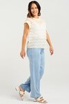 Charlotte Top (White Tassel)