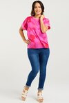 Olivia Top (Fuchsia Burst)