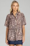 Felix Shirt (Grey and Brown Leopard)