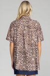 Felix Shirt (Grey and Brown Leopard)