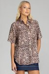 Felix Shirt (Grey and Brown Leopard)