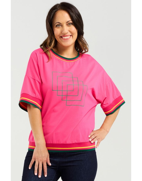 Gemma Top (Hot Pink)
