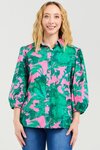 Juliette Blouse (Pink Jungle)