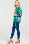 Juliette Blouse (Pink Jungle)