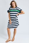 Mckinley Dress (Navy and White Stripe)