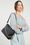 Matilda Crossbody Bag (Black+ Chunky Chain)