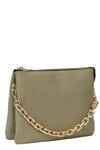 Matilda Crossbody (Eucalyptus with Chunky Chain)