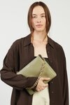 Matilda Crossbody (Eucalyptus with Chunky Chain)