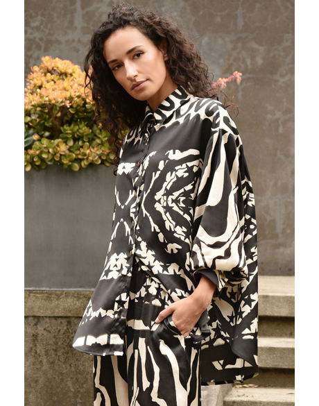 Just Casually Shirt (Black/Stone)