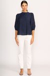 Blouse - Check and Lace