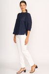 Blouse - Check and Lace