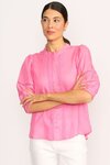Blouse - Check and Lace