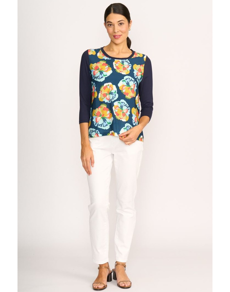 Relaxed Fit, Contrast Front Top
