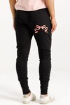 Apartment Pants (Black w Blossom Berry Bow)