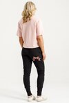 Apartment Pants (Black w Blossom Berry Bow)