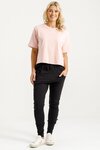 Apartment Pants (Black w Blossom Berry Bow)