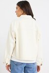 Echo Ecru Patch Pocket Denim Jacket
