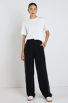 Collective Black Piped Trim Pants