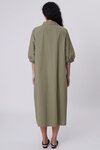 Cascade Shirt Dress