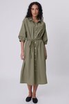 Cascade Shirt Dress