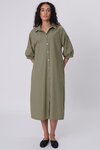 Cascade Shirt Dress