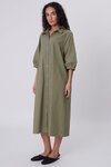 Cascade Shirt Dress