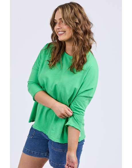 Anya L/S Tee (Spring Green)