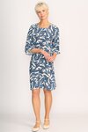 Dress - Shift, Fluted Sleeve (Botany)