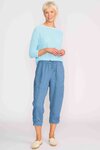 Draped Panel Detail Trousers 