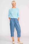 Draped Panel Detail Trousers 