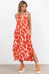 LiveLife Dress Reversable (Red Print)