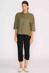 Pant - Draped, Cuff Detail (Black)